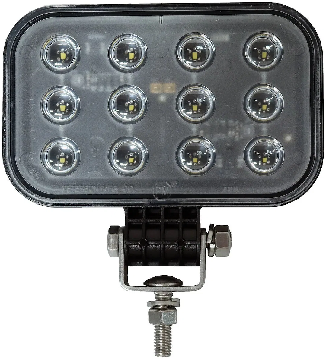 M906-MV – PETERSON MFG Work Light, 3 Inch x 5 Inch Rectangular Pedestal Mount 1000 Lumens 0.81 Amp At 12 Volt/ 0.41 A...